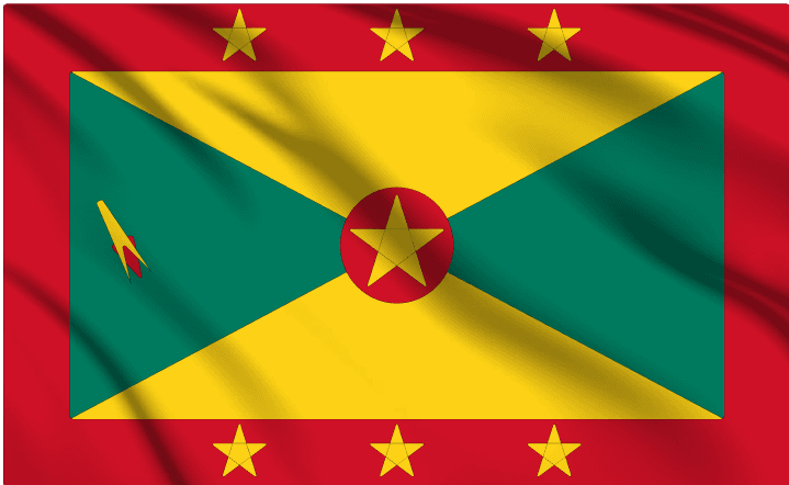 Grenada National Flag Wall Art - beink online art store
