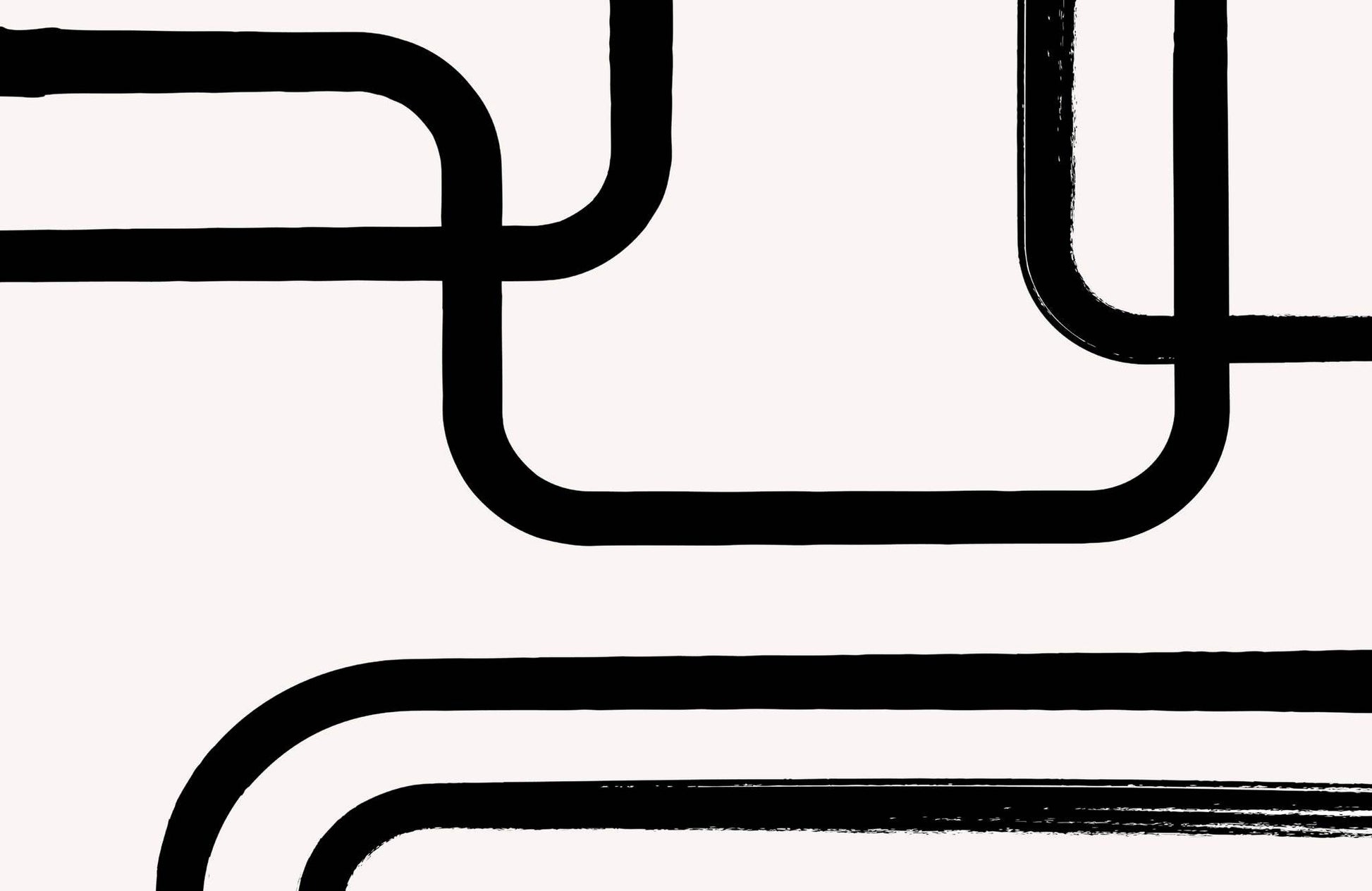 Intersecting Paths Modern Wall Art - beink online art store