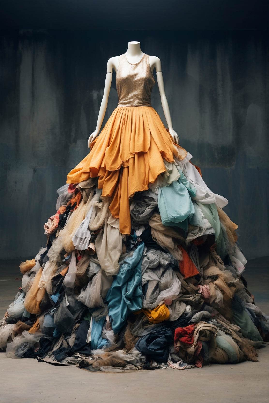 Colorful Clothes On Mannequins Wall Art - beink online art store