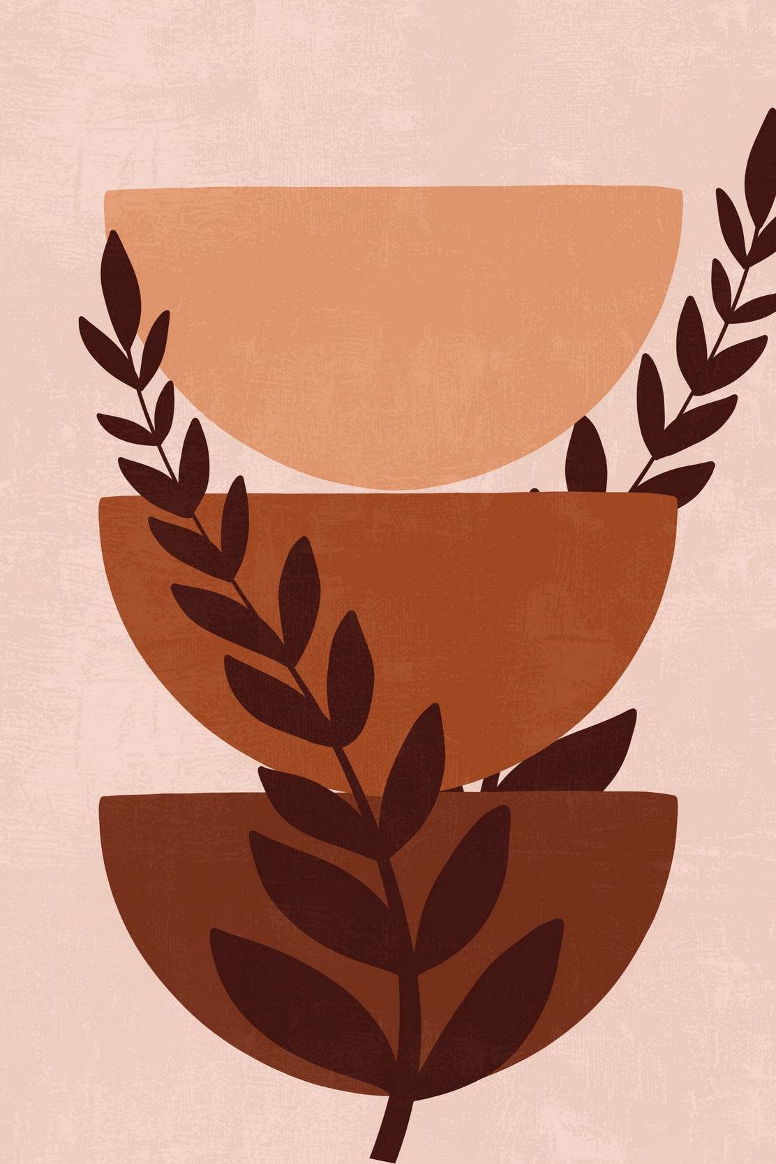 Leaves of Zamophilia Plant Wall Art - beink online art store