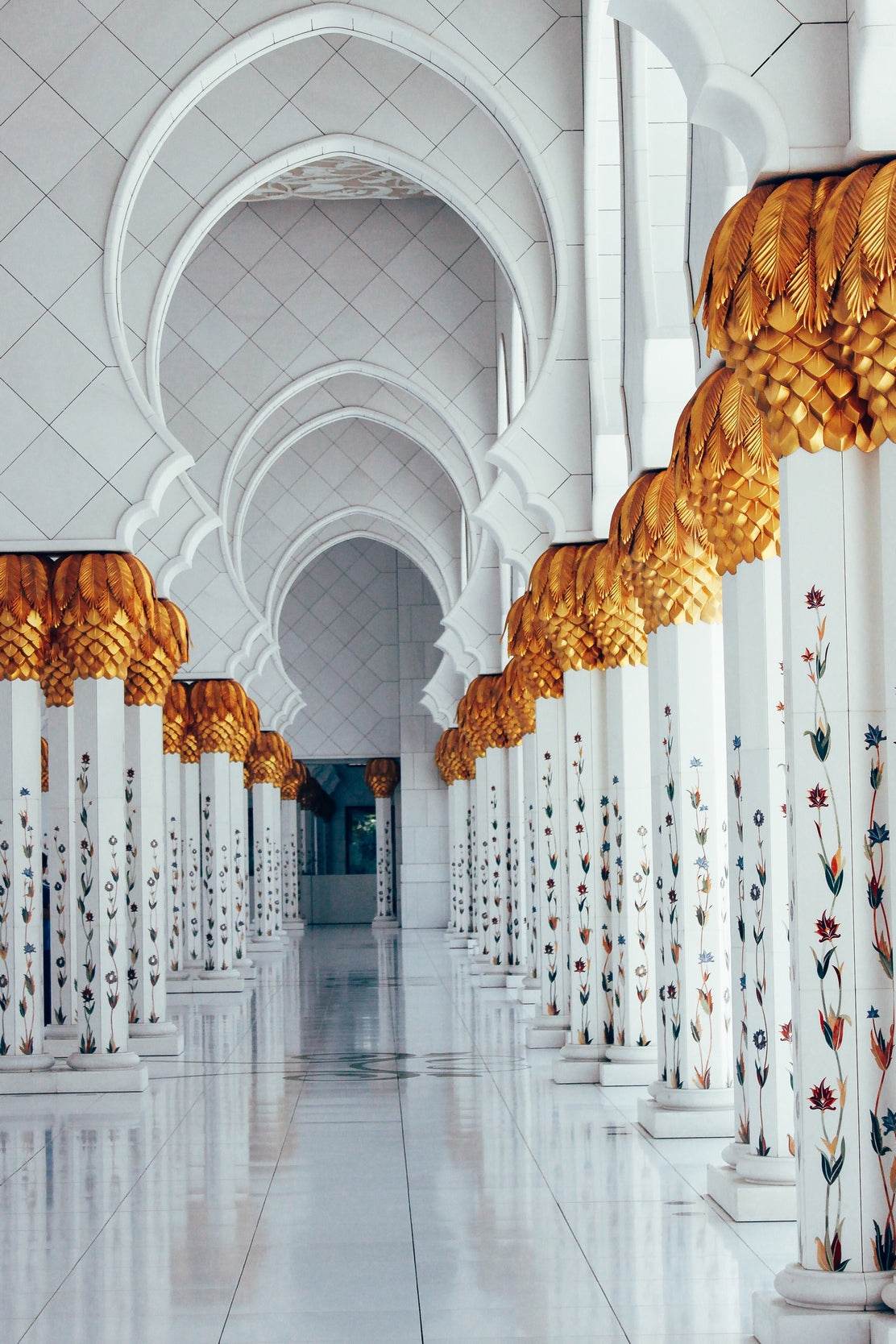Golden Pathways Wall Art - beink online art store