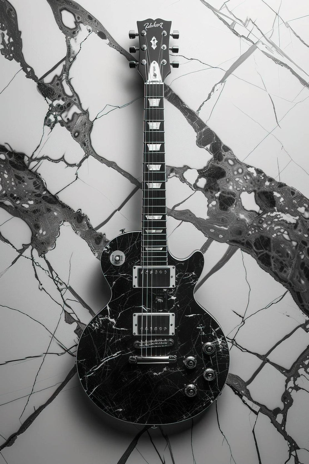 Rock Roll Guitar Wall Art - beink online art store