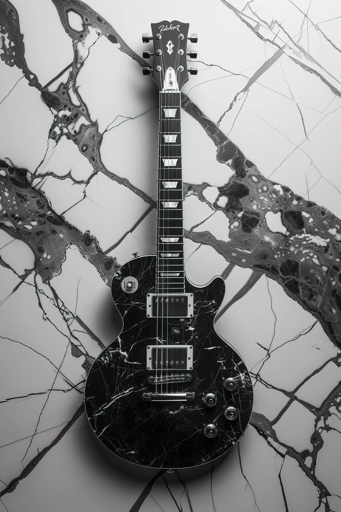 Rock Roll Guitar Wall Art - beink online art store