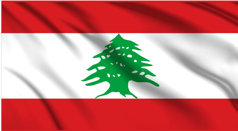 Lebanon National Flag Wall Art - beink online art store