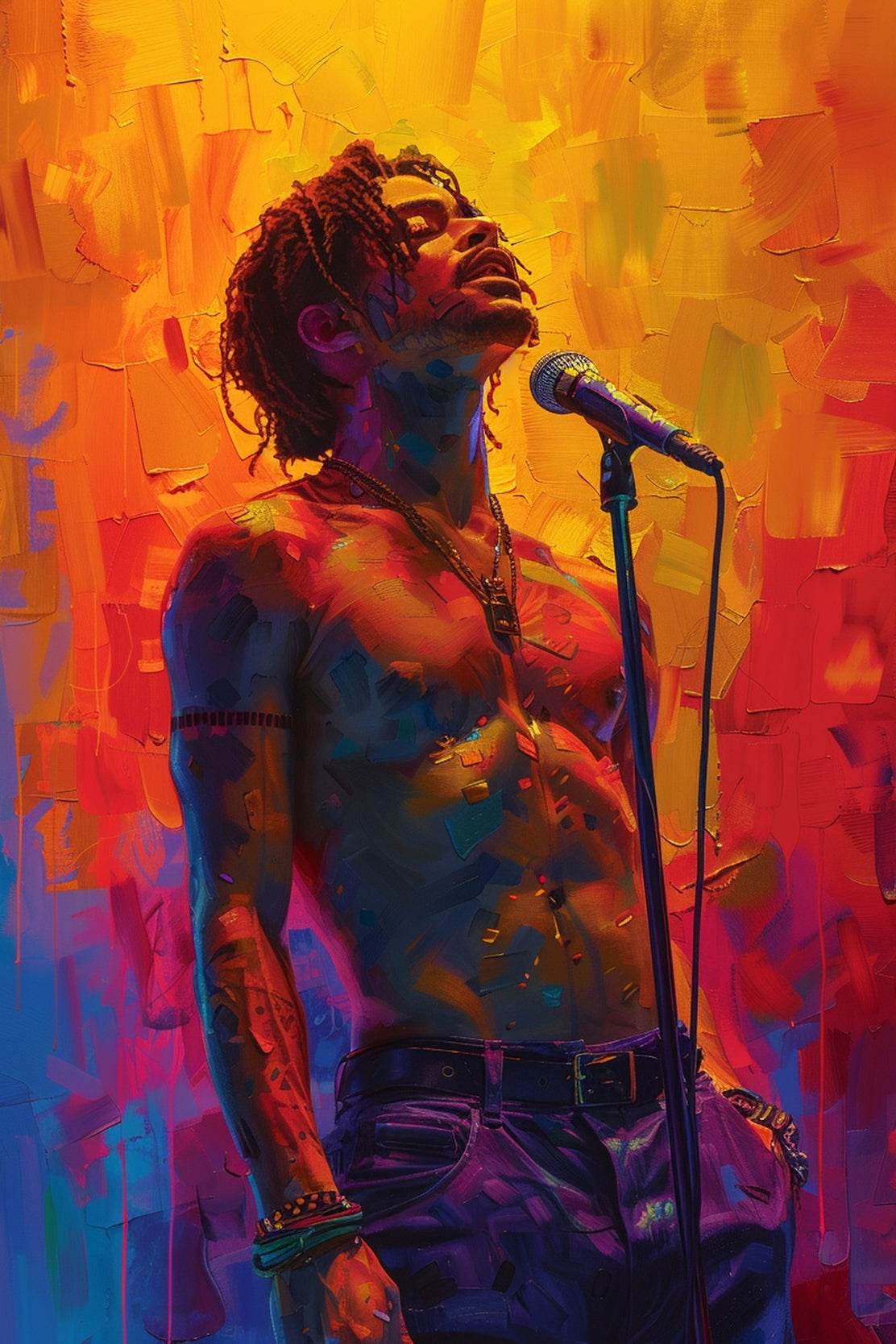Drag King Performing Wall Art - beink online art store