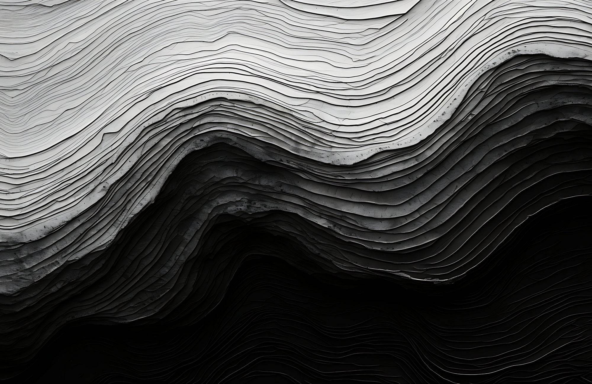 Rock Shadow Abstract Wall Art - beink online art store
