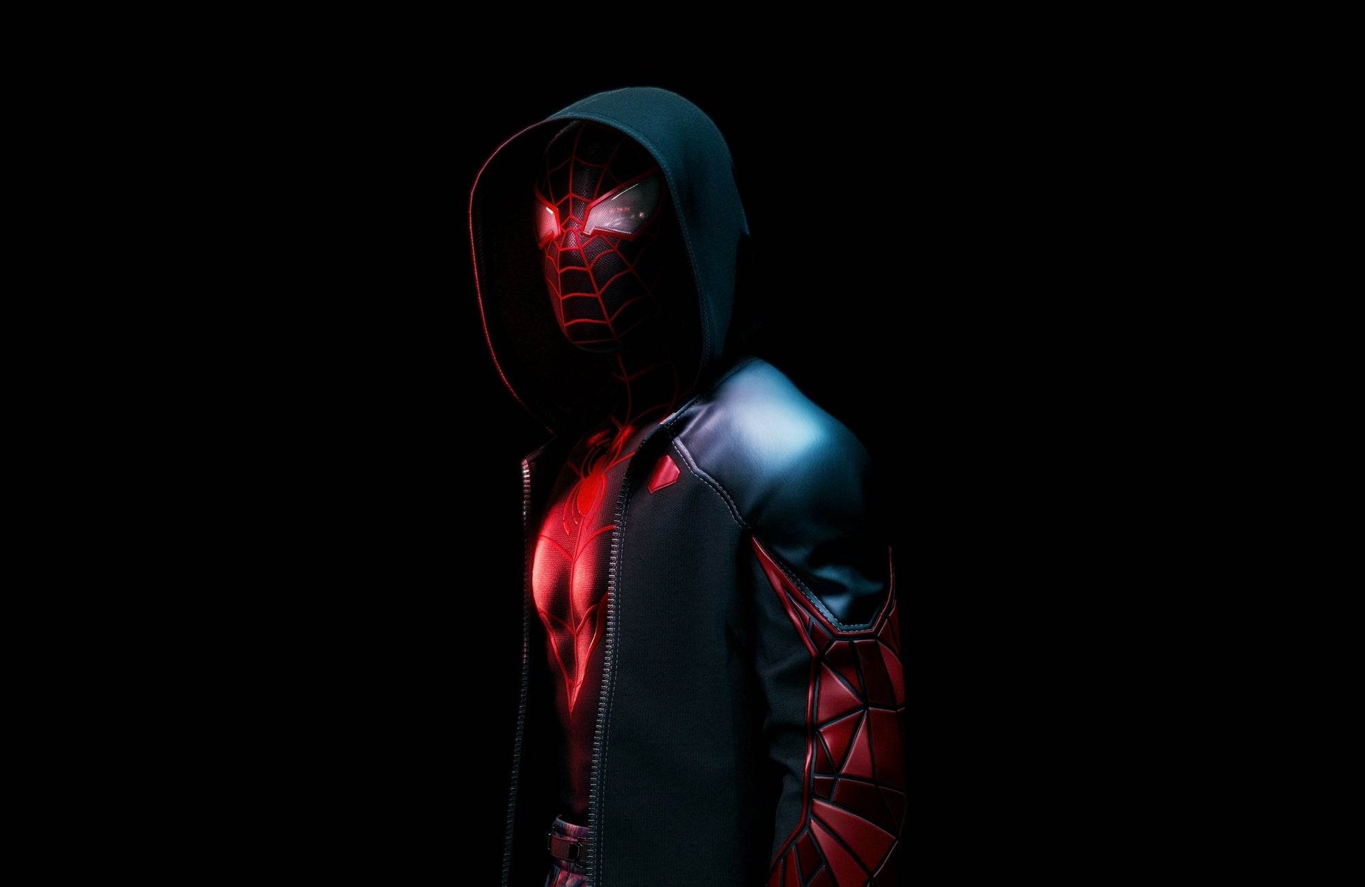Miles Morales Black Spider Man Gaming Wall Art - beink online art store
