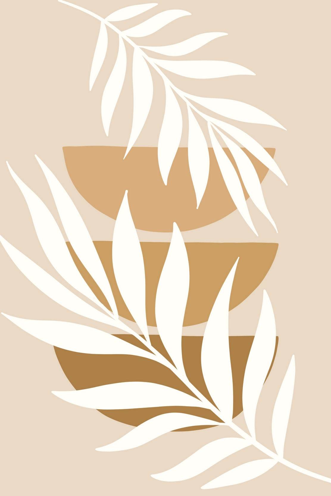 Branch of Willow Leaves Wall Art - beink online art store