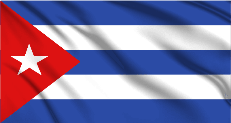 Cuba National Flag Wall Art - beink online art store