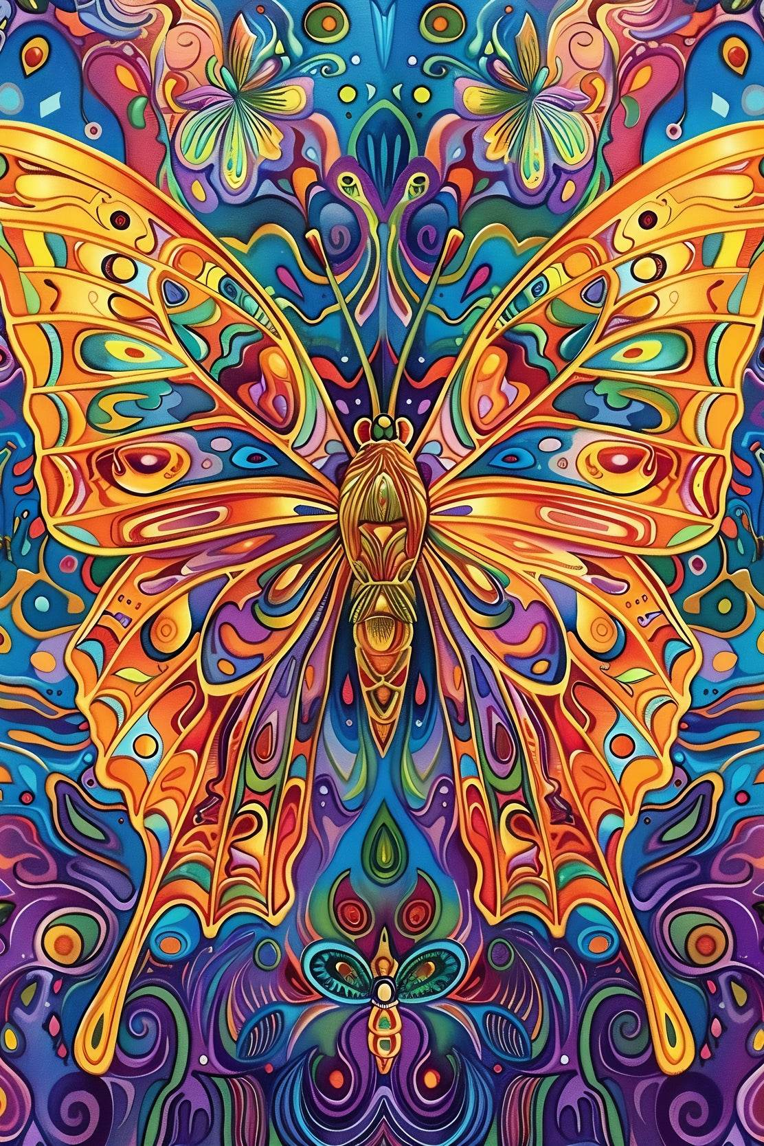 Majestic butterfly Wall Art - beink online art store