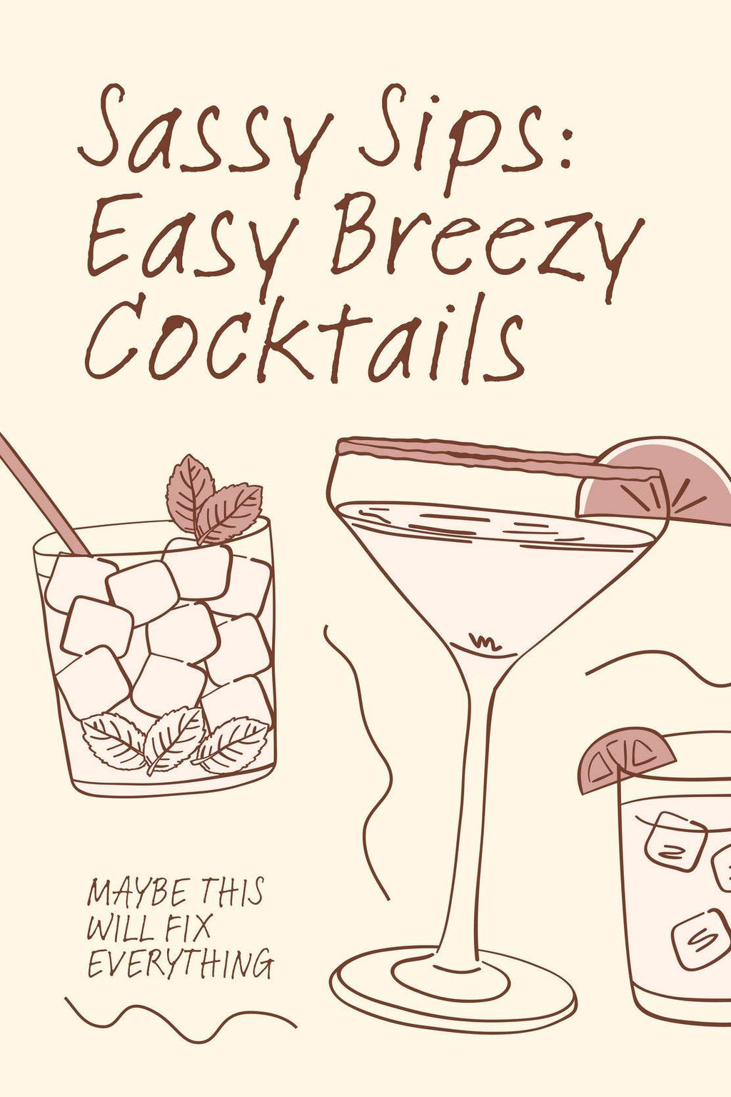 Ice Cocktail Wall Art - beink online art store