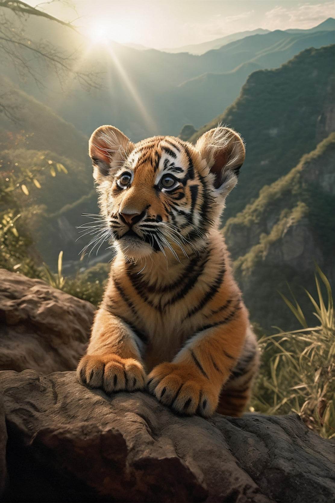 Bengal Tiger Animal Wall Art - beink online art store