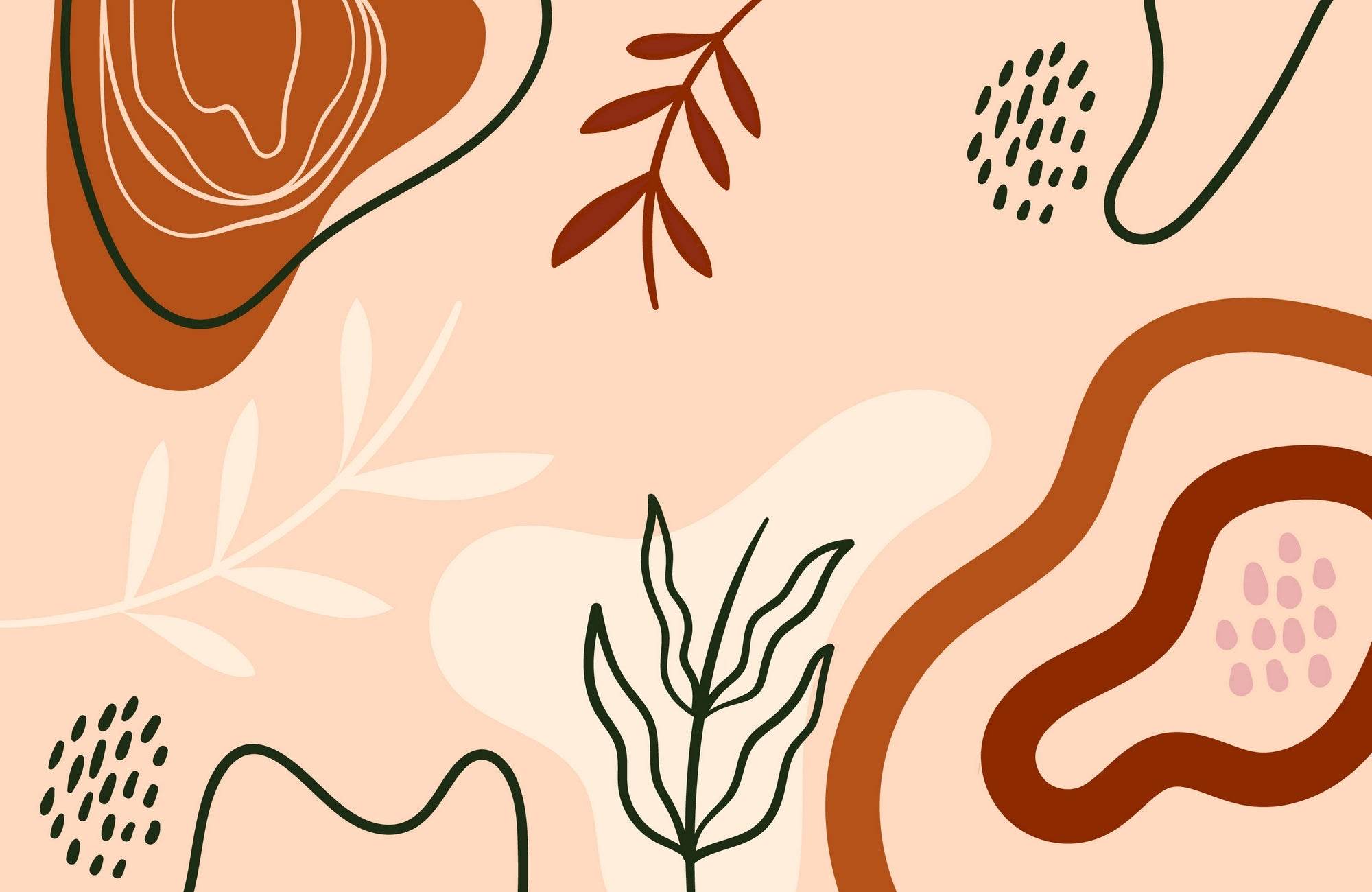 Coniferous Leaves Wall Art - beink online art store