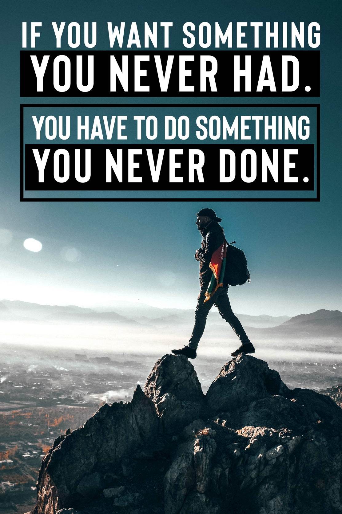 Do Something Quote Motivational Wall Art - beink online art store
