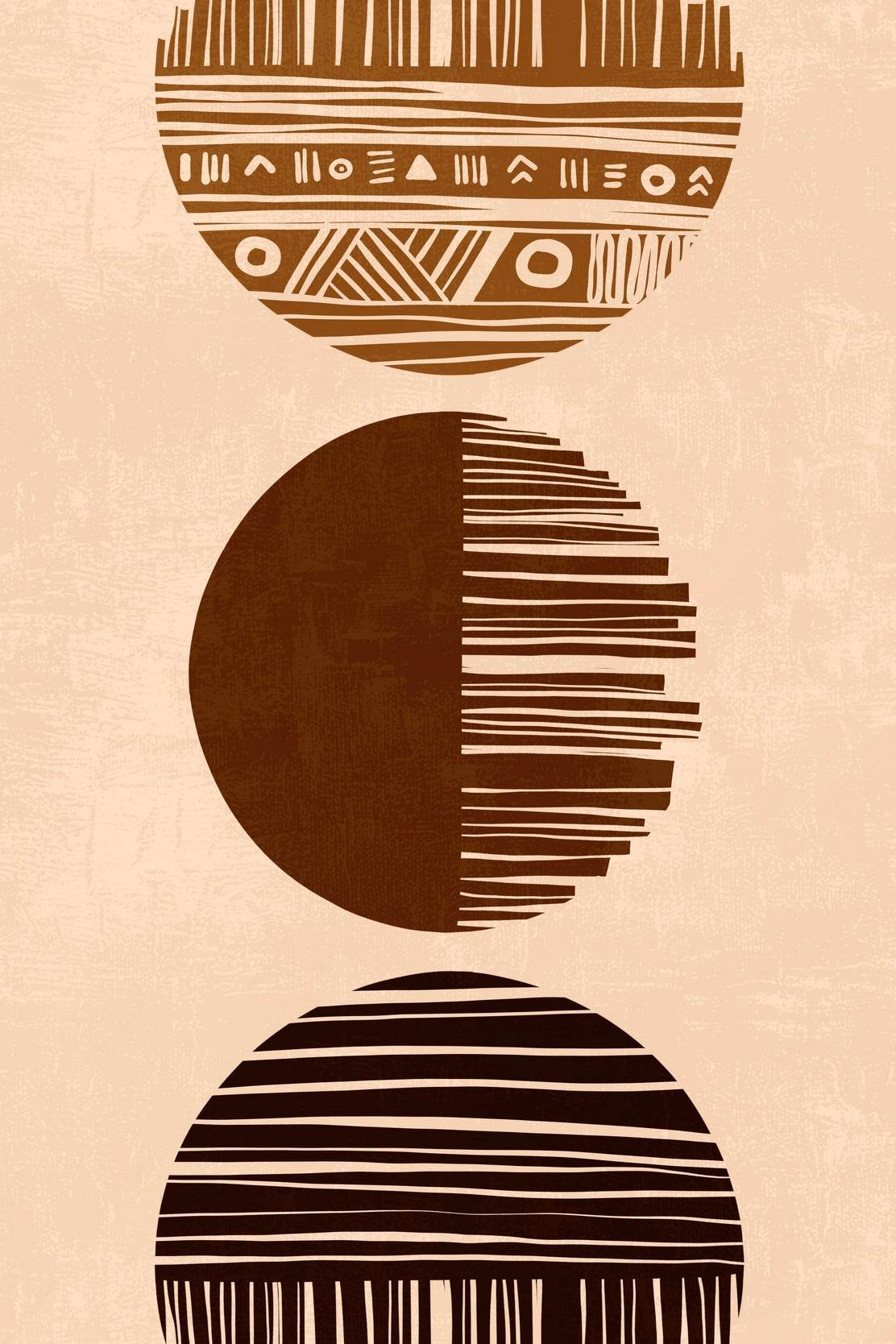 Minimalist Circle Pattern ArtWork - beink online art store