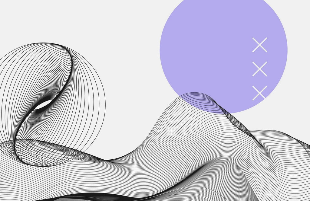 3D Wavy Lines Wall Art - beink online art store