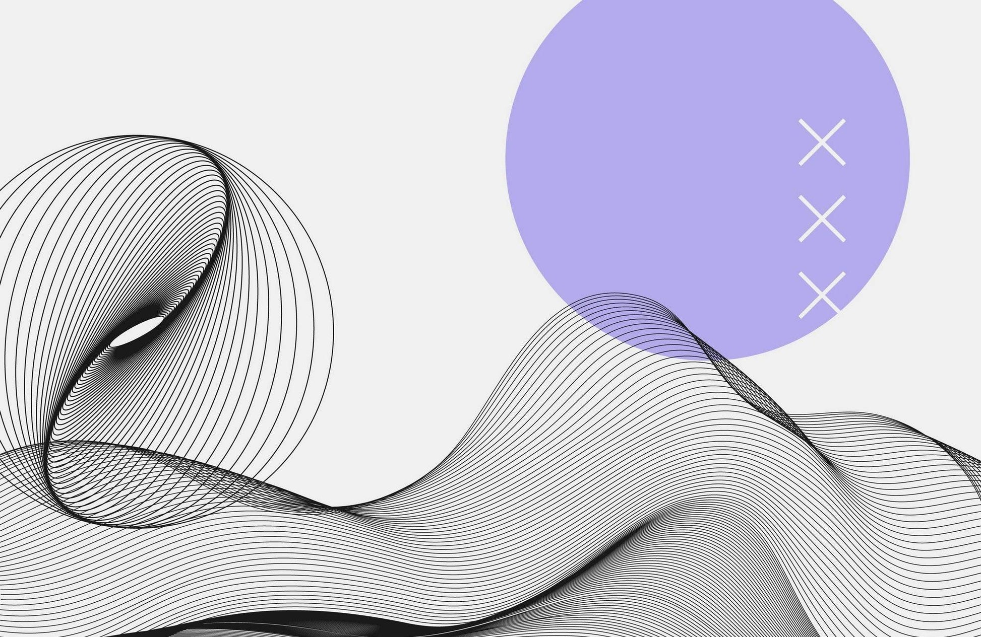 3D Wavy Lines Wall Art - beink online art store
