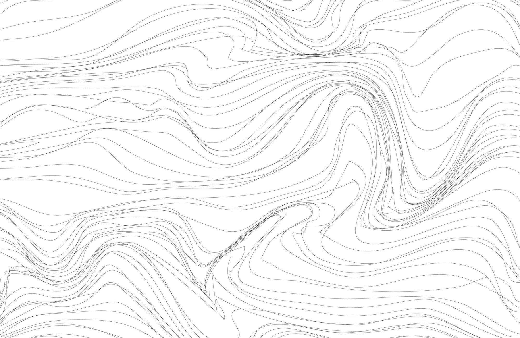 Wavy Embossed Lines Wall Art - beink online art store
