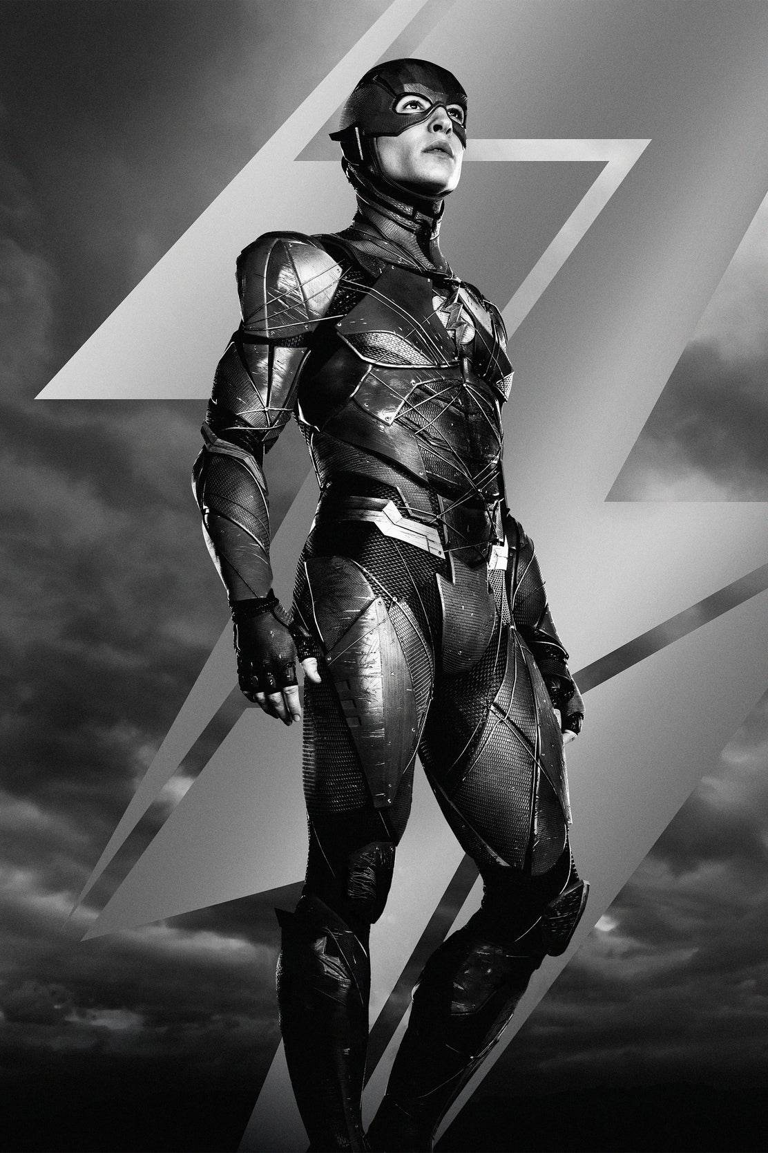 Justice League Flash Black and White Wall Art - beink online art store