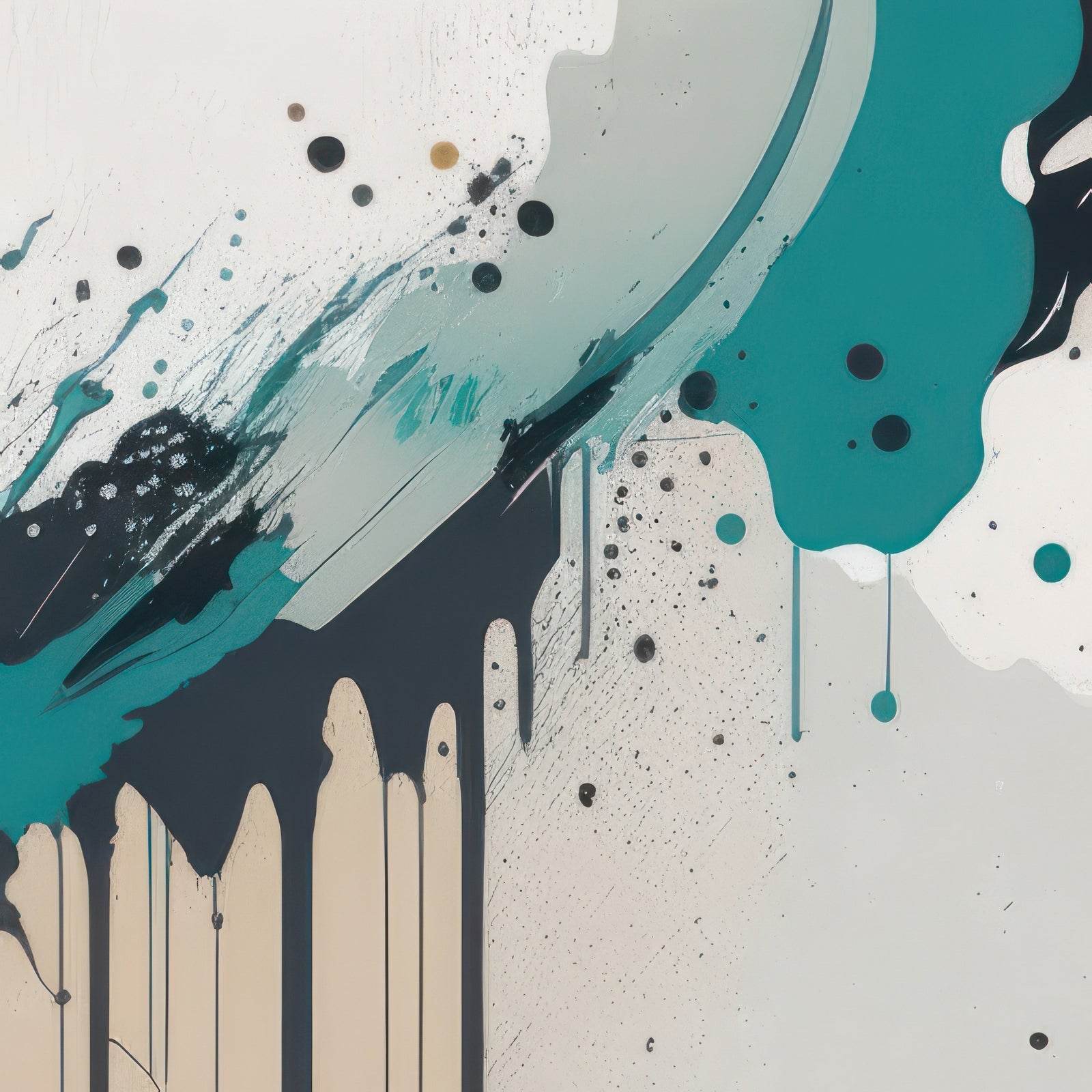 Soft Paint Color Abstract Wall Art - beink online art store