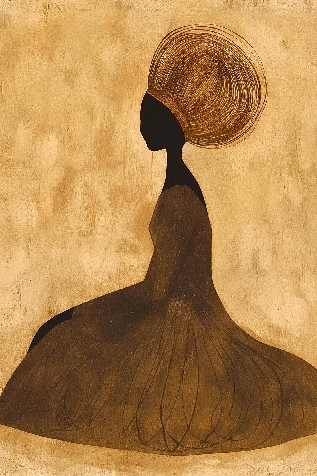 Tree Woman Canvas Wall Art - beink online art store