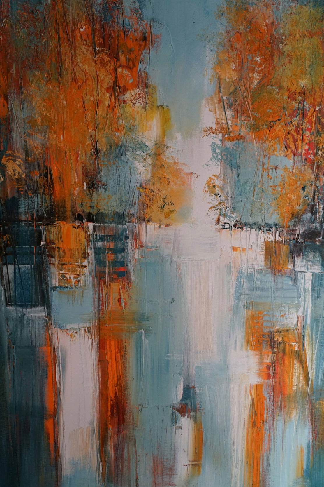 Autumn Season Abstract Wall Art - beink online art store