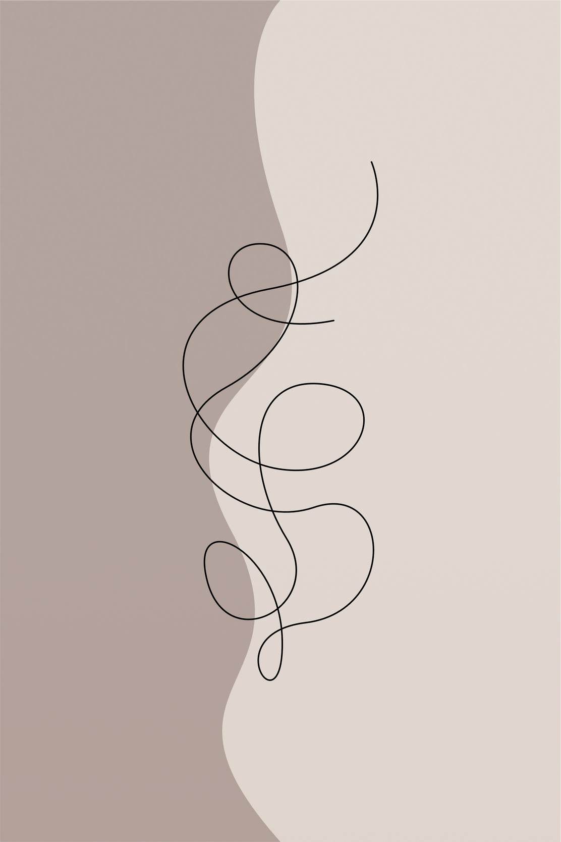 Boho Lines Poster Wall Art - beink online art store