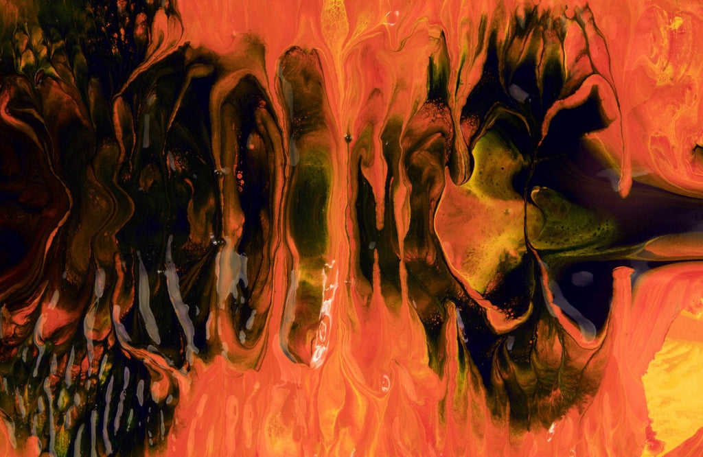 Fire Through Abstract Wall Art - beink online art store