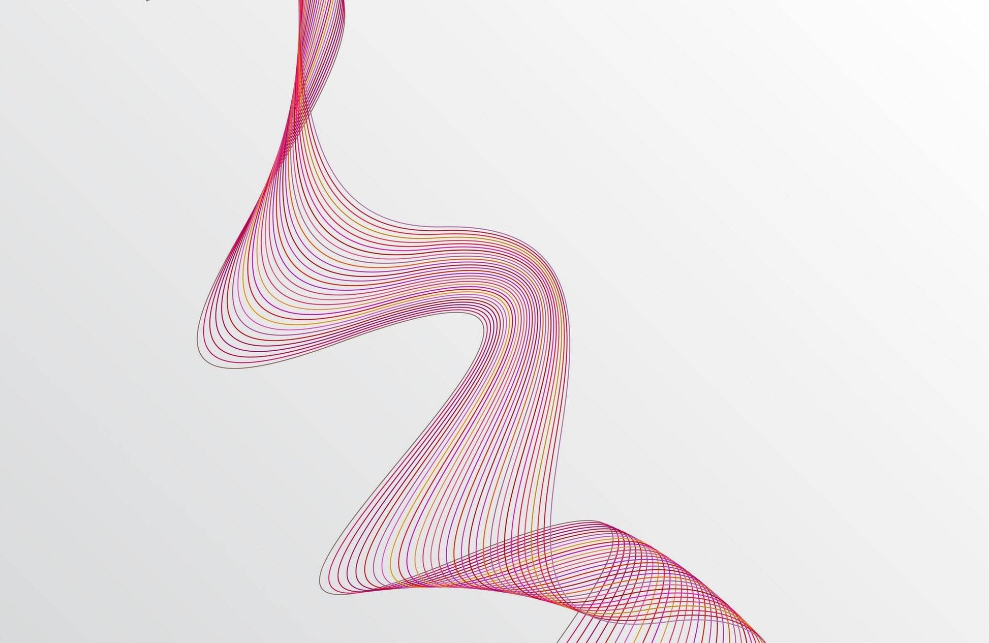 Technology Line Wave Abstract Wall Art - beink online art store