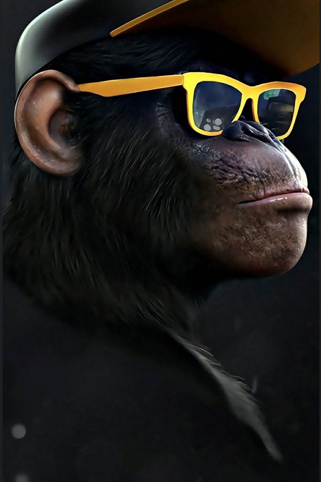 Gorilla With Sunglasses Wall Art - beink online art store