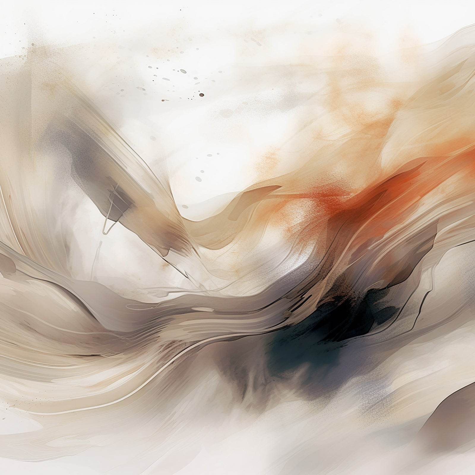 Air Waves in Desert Abstract Wall Art - beink online art store