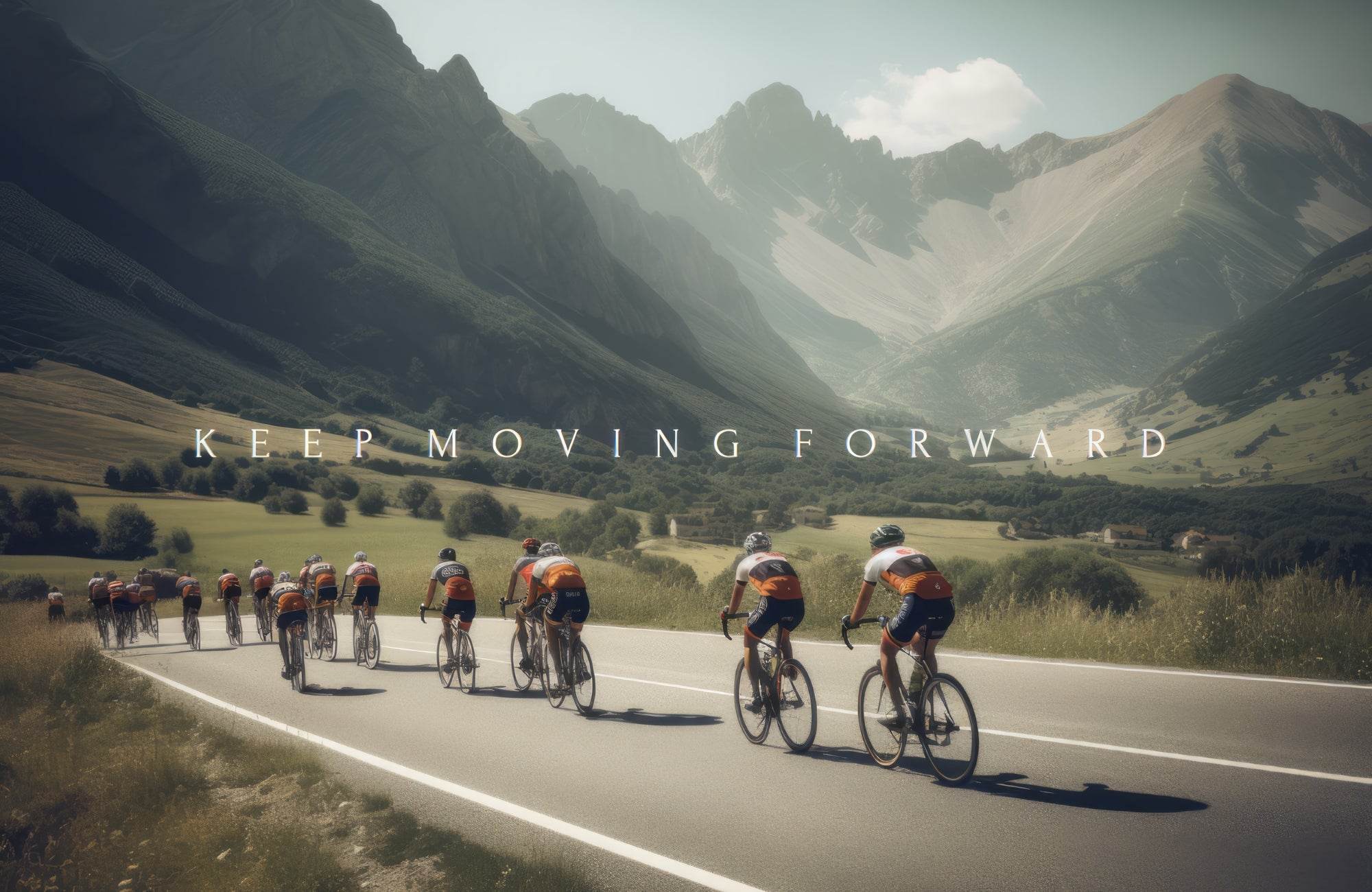 Cyclists in Motion Wall Art - beink online art store