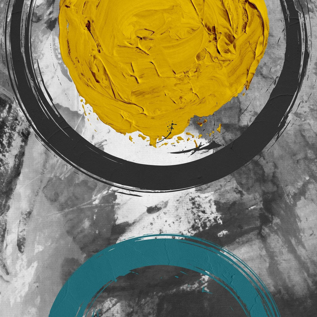 Oil Paint Brush Strokes Abstract Wall Art - beink online art store