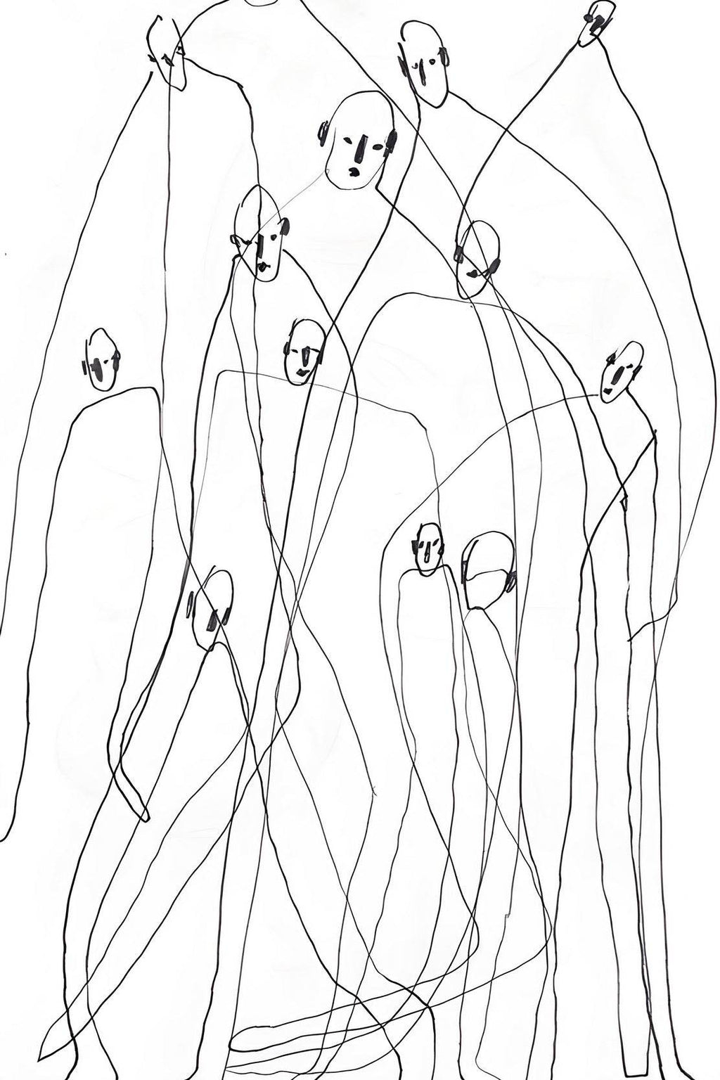 Human Network - Sense of Community Wall Art - beink online art store