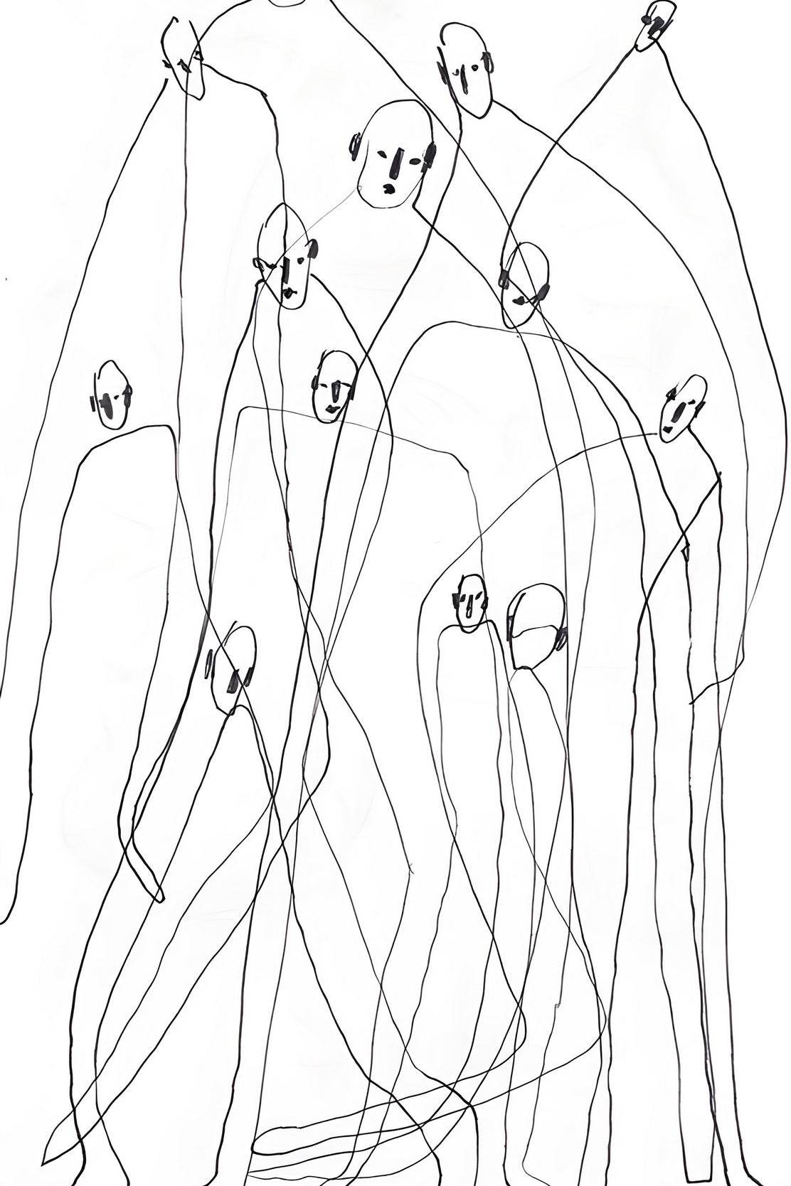 Human Network - Sense of Community Wall Art - beink online art store