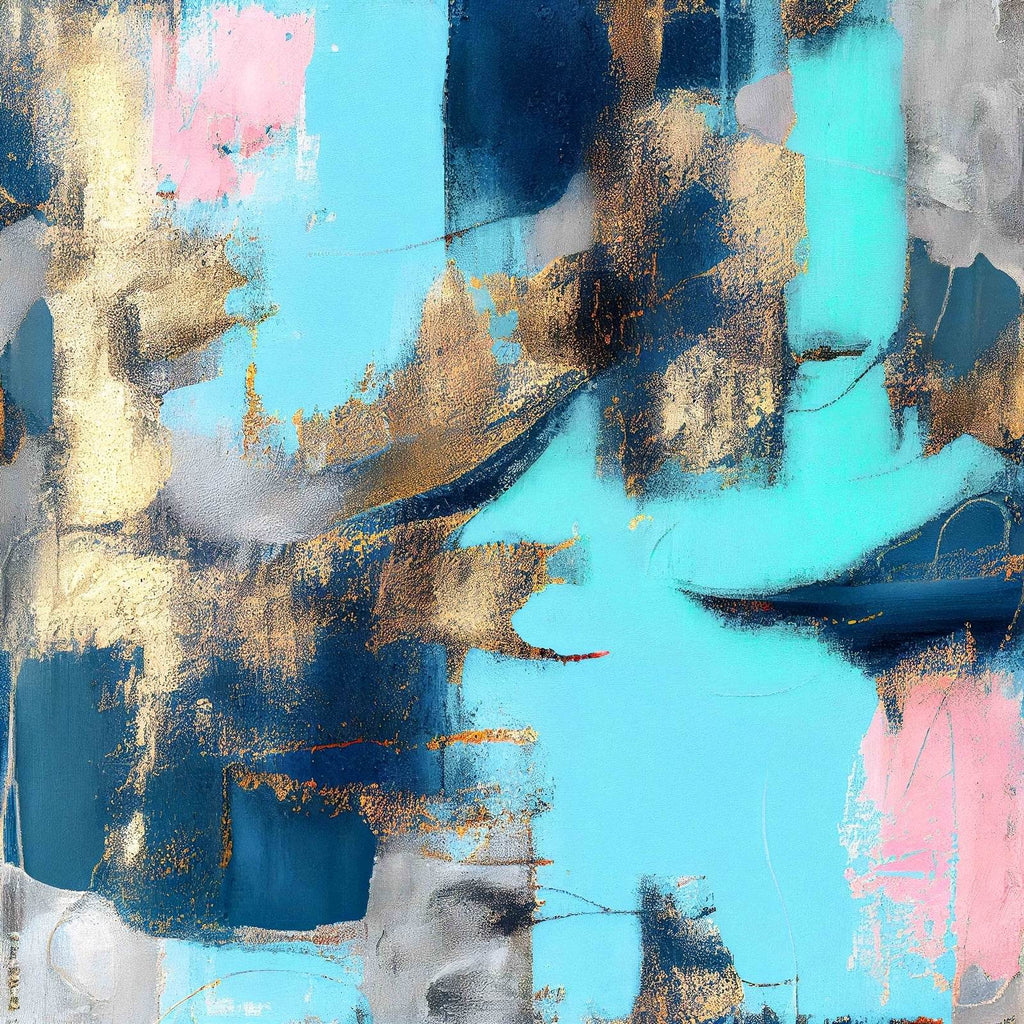 Acrylic Painting Stroke Abstract Wall Art - beink online art store