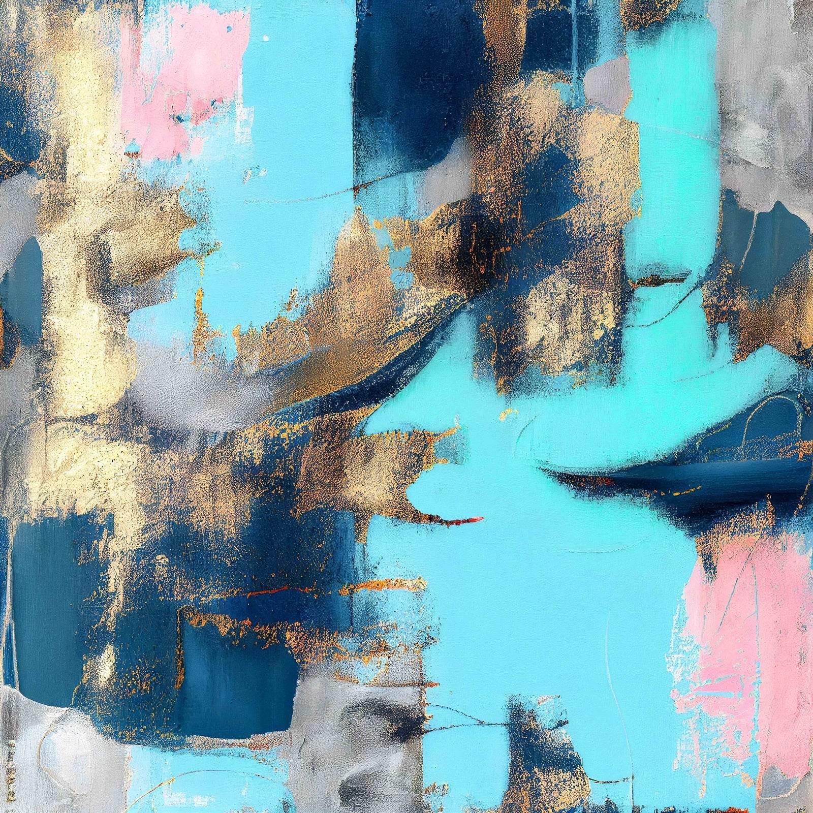 Acrylic Painting Stroke Abstract Wall Art - beink online art store
