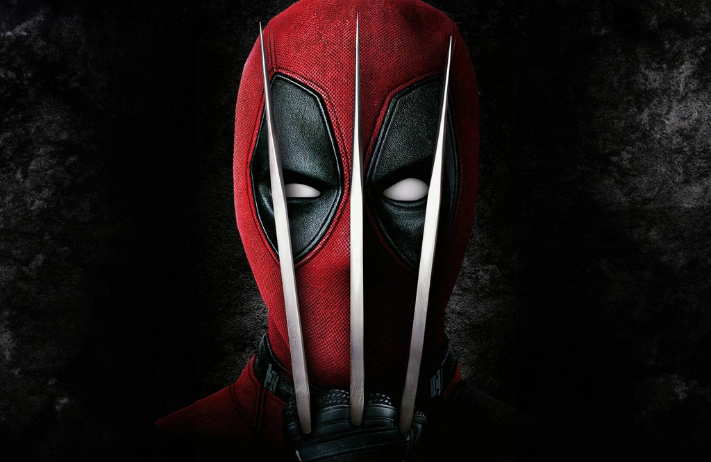 Deadpool with Wolverine Claws Wall Art - beink online art store