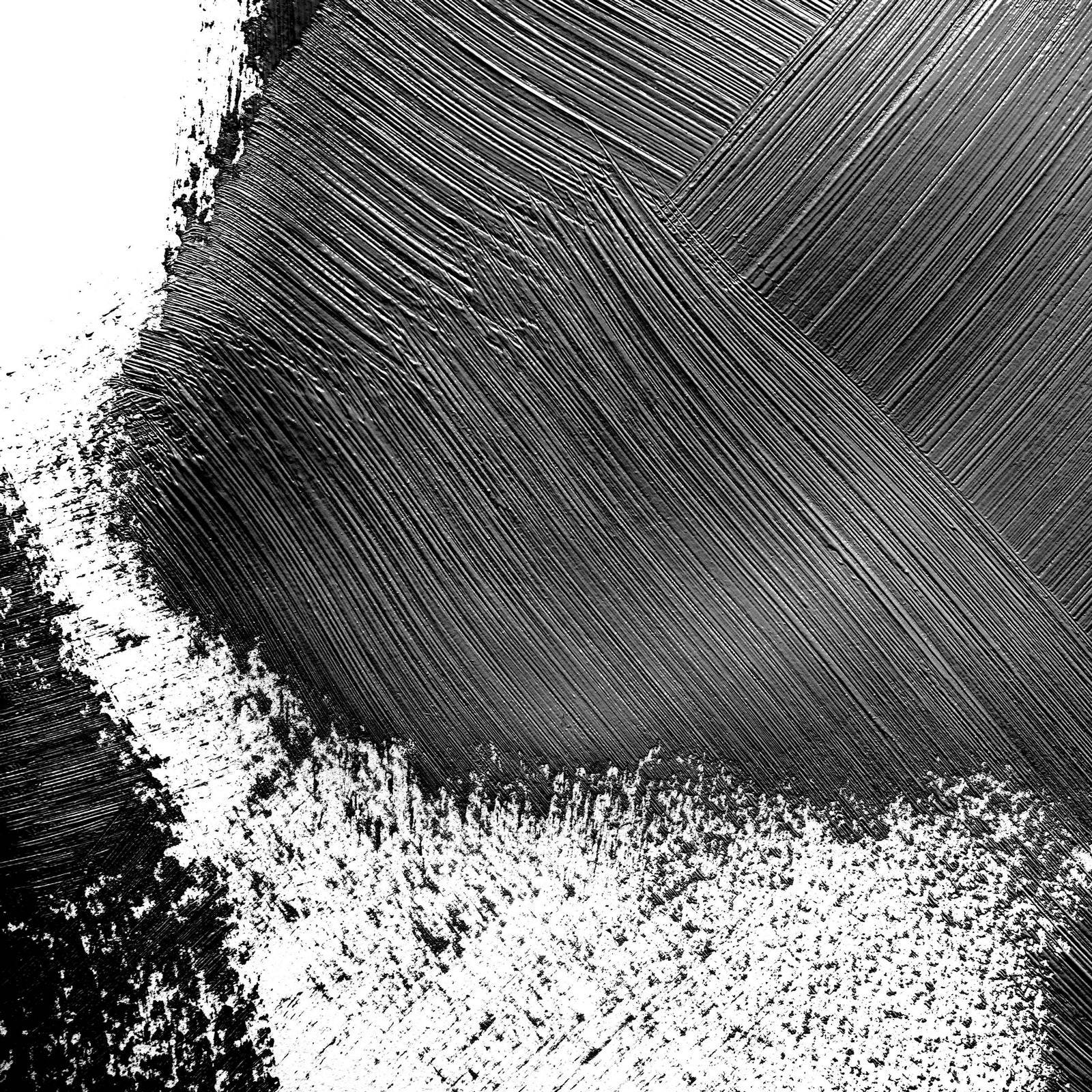 Graphite Brush Strokes Abstract Wall Art - beink online art store