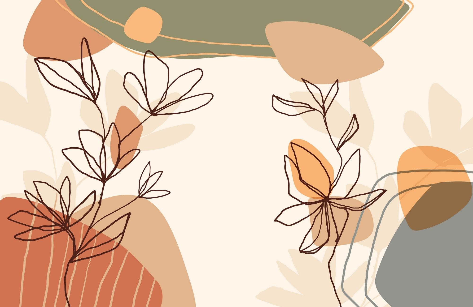Anthurium Flower Branch Wall Art - beink online art store