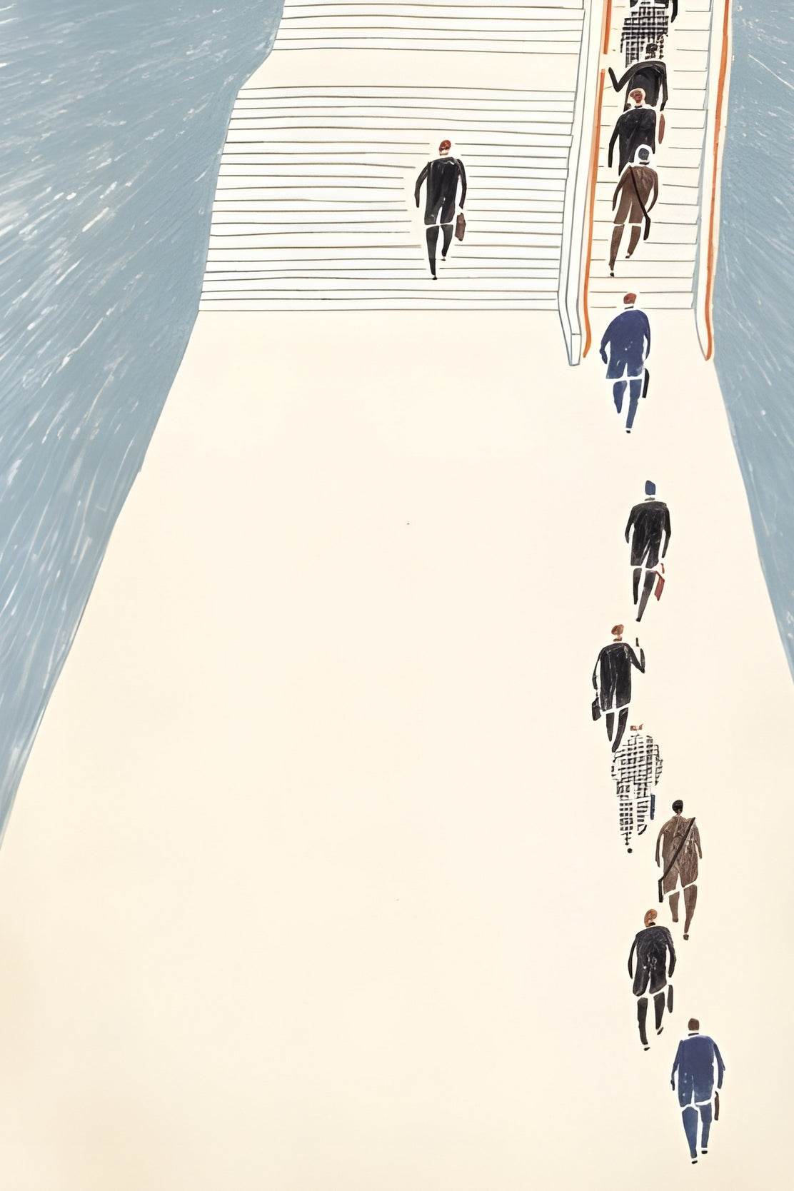Endless Staircase - Sense of Daily Routine Wall Art - beink online art store