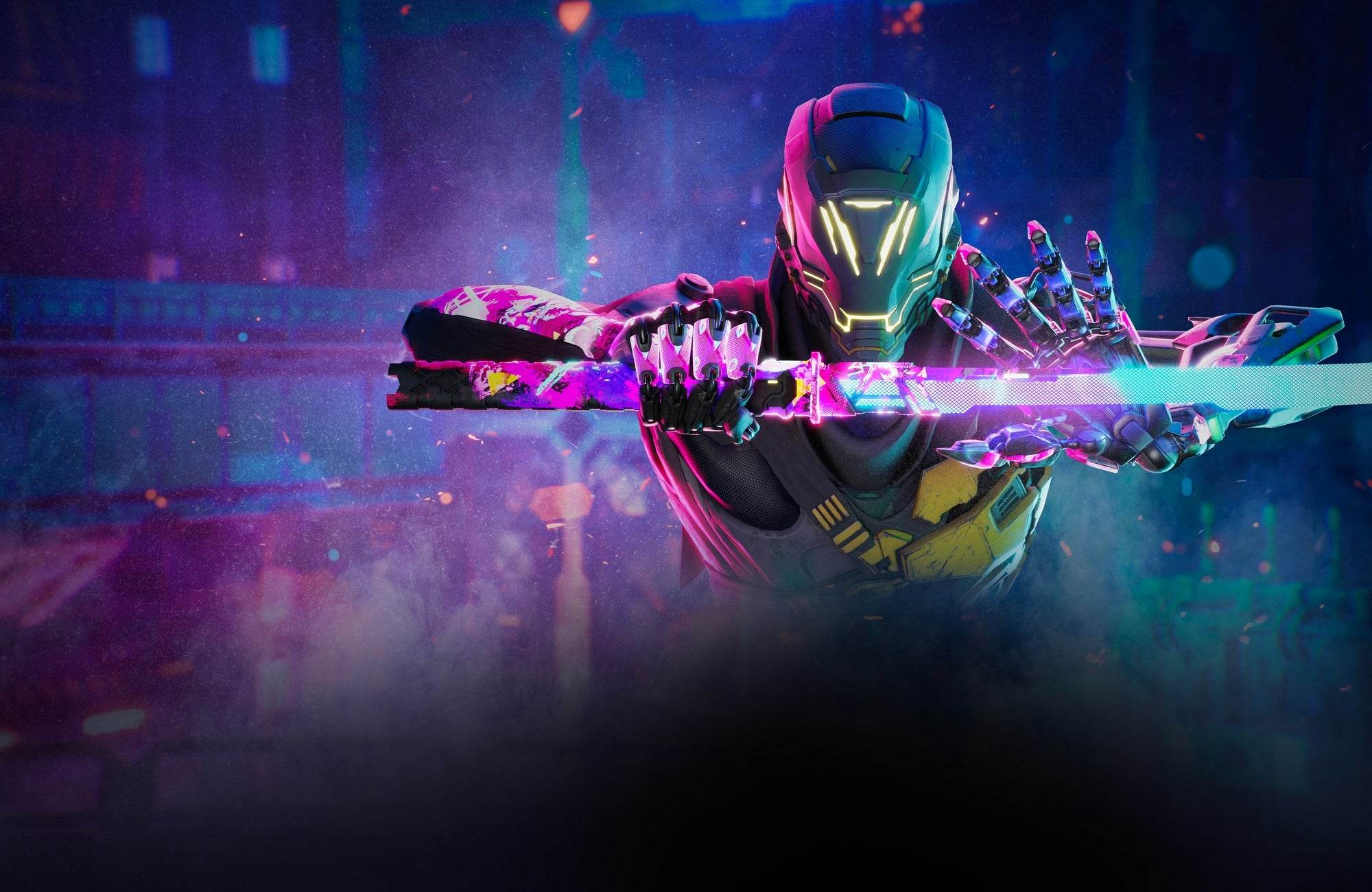 GHOSTRUNNER Neon Pack Gaming Wall Art - beink online art store