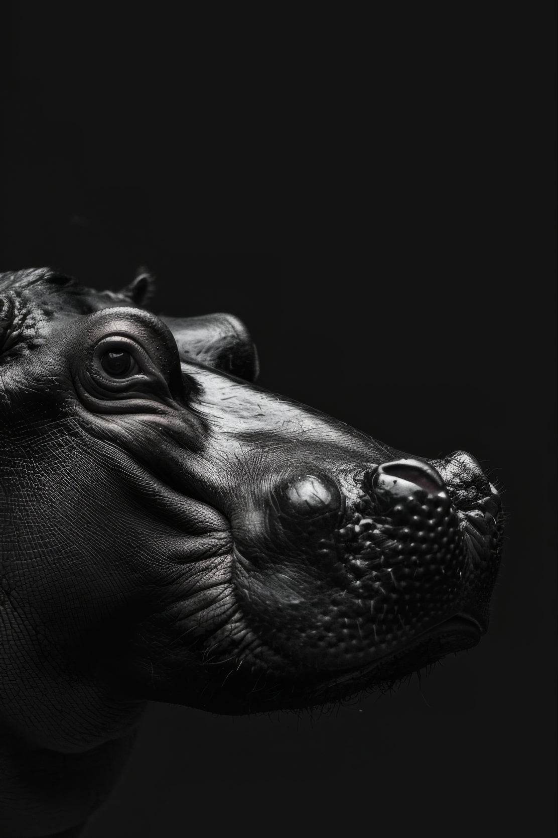 Rhinoceros Black & White Wall Art - beink online art store