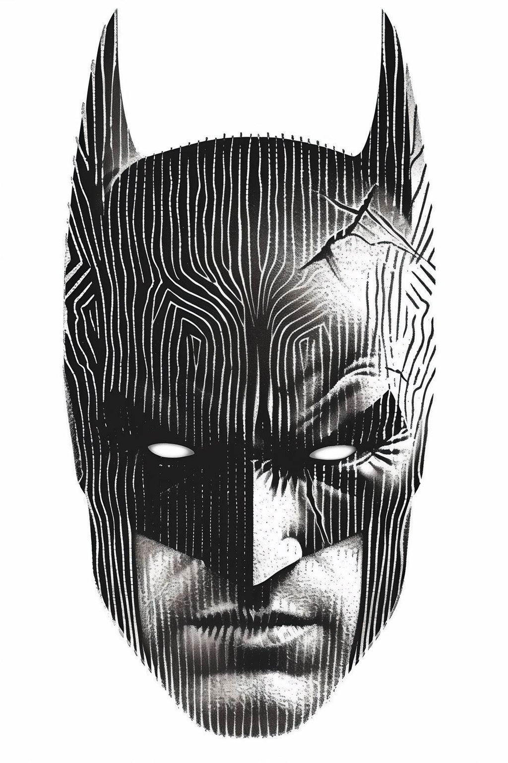 Batman Mask Premium Wall Art - beink online art store