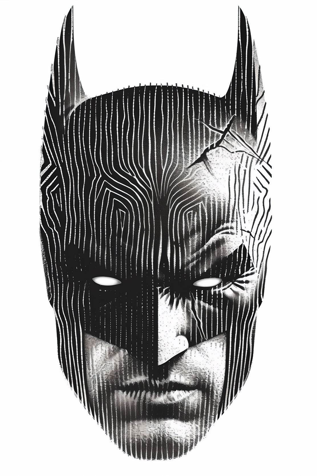 Batman Mask Premium Wall Art - beink online art store