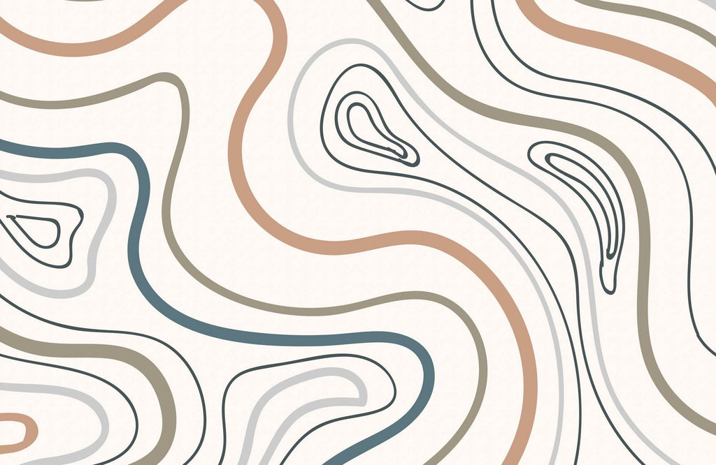 Earth Tone Pattern Background Abstract Wall Art - beink online art store