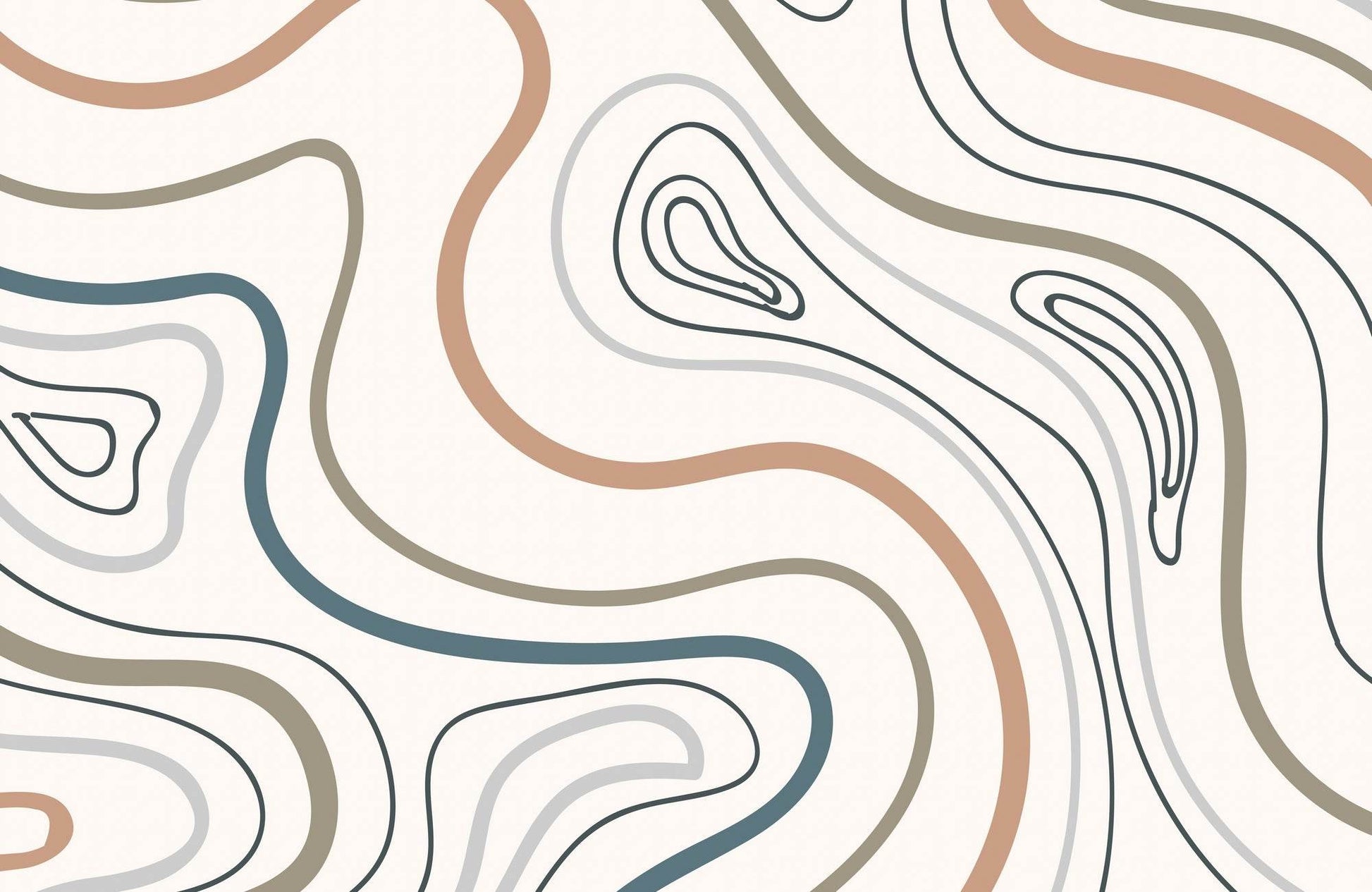Earth Tone Pattern Background Abstract Wall Art - beink online art store