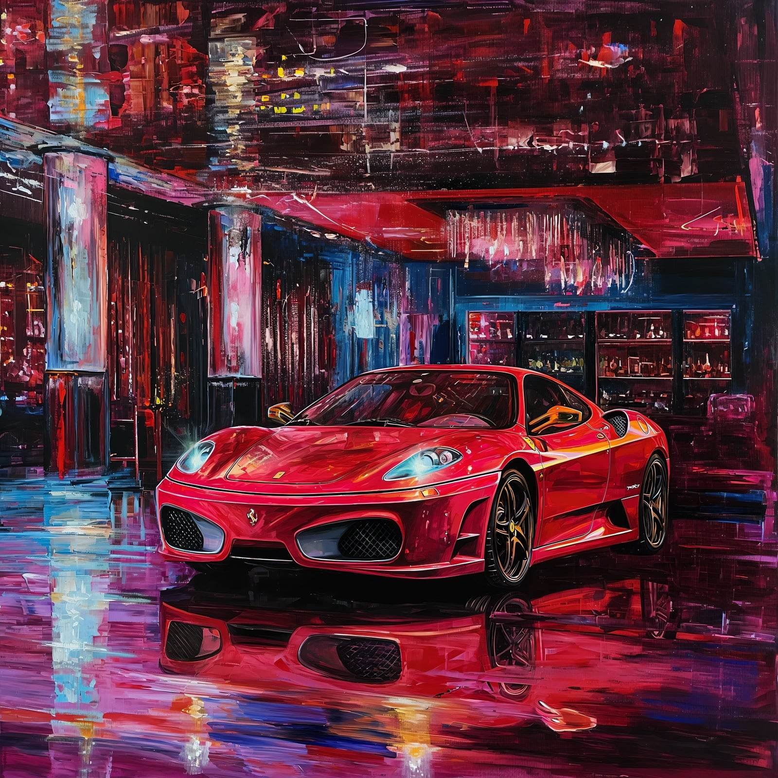 Ferrari 430 Scuderia Wall Art - beink online art store