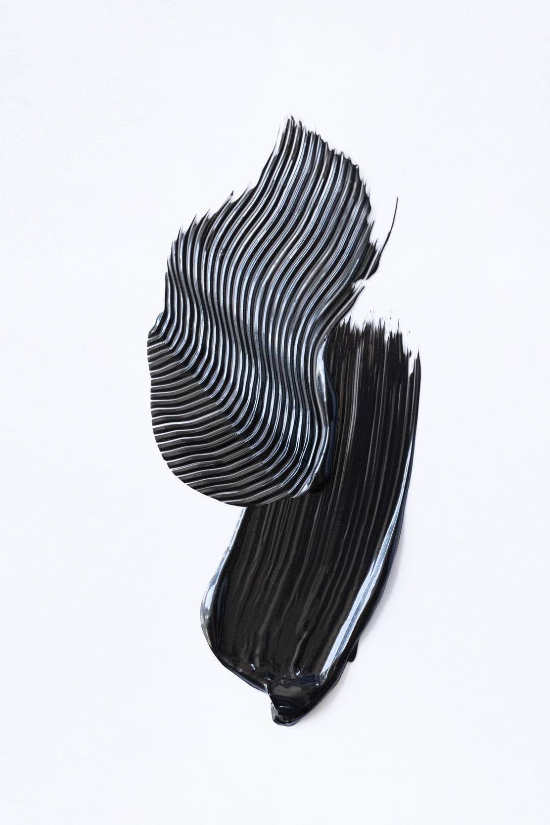 Mascara Brush Stroke Black & White Wall Art - beink online art store