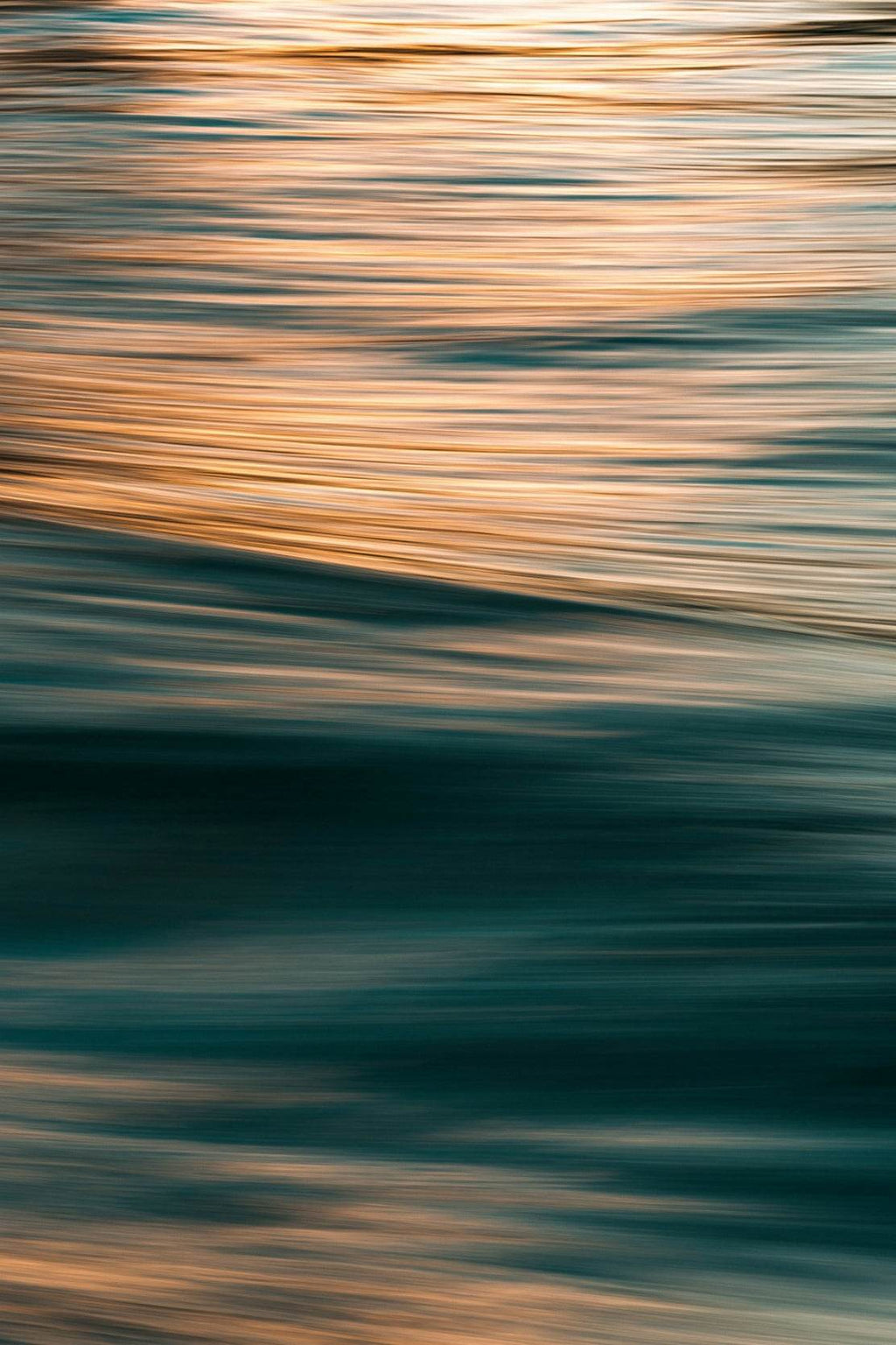 Golden Waves Abstract Wall Art - beink online art store